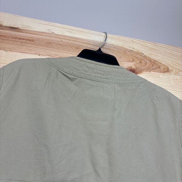 Vintage Gap Vest Large Brown Full Zip Cargo Fishing Hunting Outdoors - Picture 13 of 14